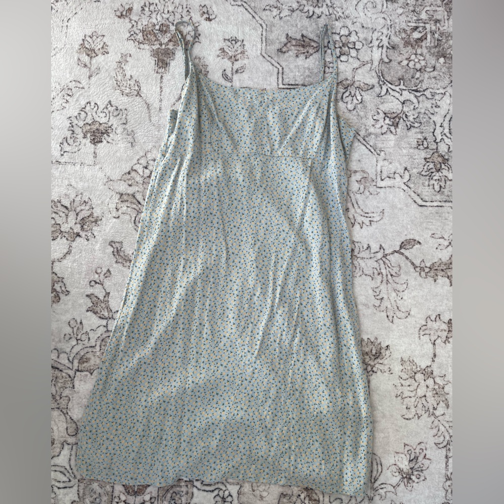 Brandy Melville Blue Floral Fabric
